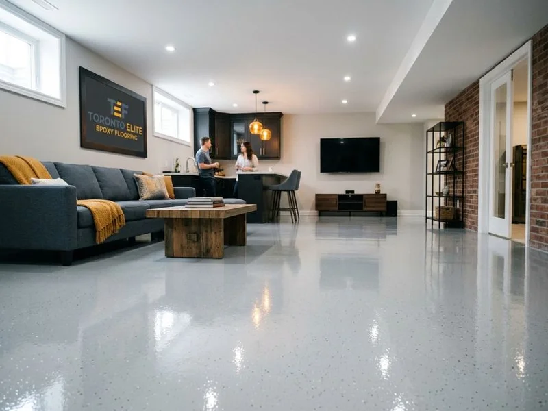 Continuous basement epoxy