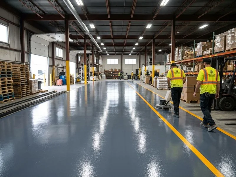 Cold Storage & Freezer Epoxy Flooring in Mississauga, Ontario