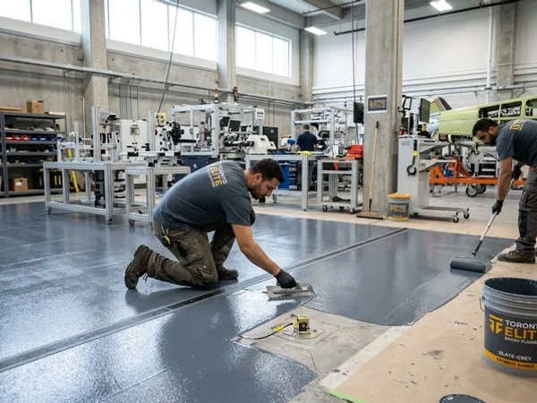 ESD Conductive Epoxy Flooring in Mississauga, ON project 4