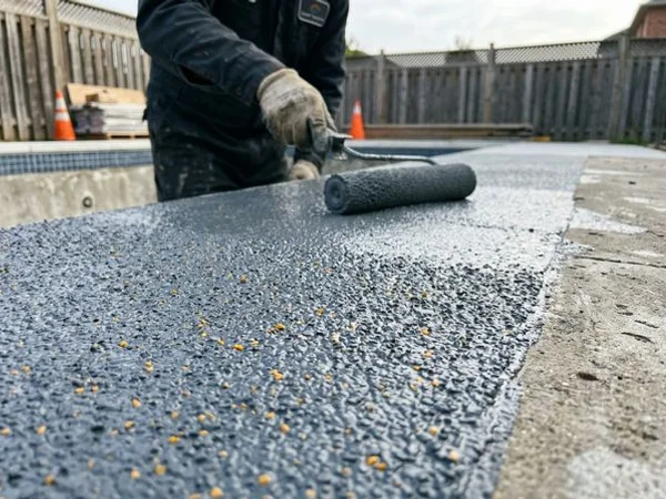 Outdoor Patio Epoxy Coating in Mississauga, ON project 1