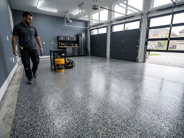 Garage Floor Epoxy in Mississauga, ON project 4