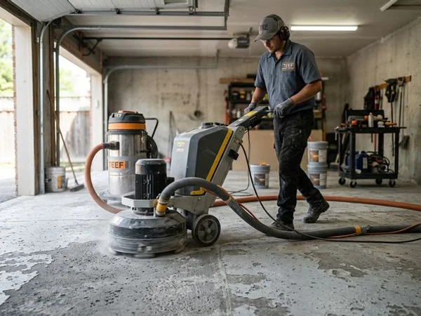 Epoxy Floor Repair & Recoat in Mississauga, ON project 2