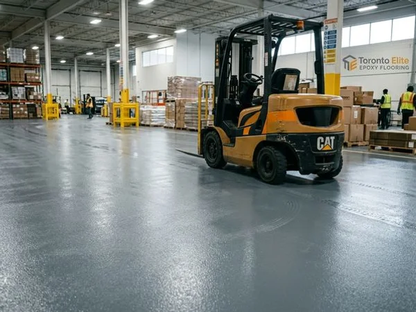 Warehouse Epoxy Flooring in Mississauga, ON project 1