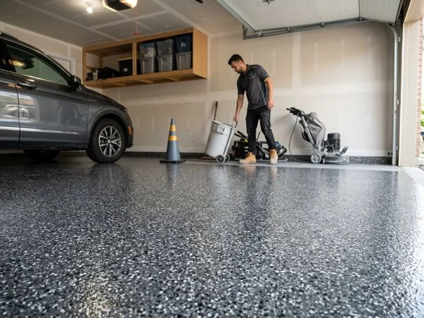 Polyaspartic Floor Coating in Mississauga, ON project 4