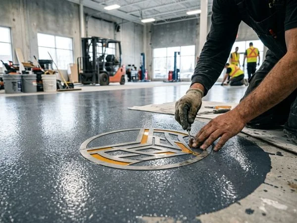 Retail Showroom Epoxy Flooring in Mississauga, ON project 4