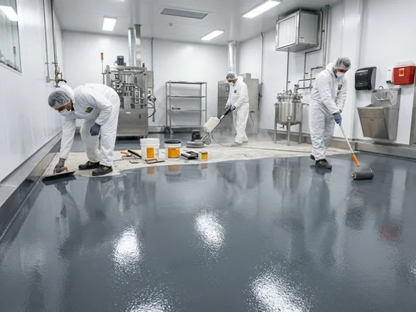 Pharmaceutical Cleanroom Epoxy Flooring in Mississauga, Ontario