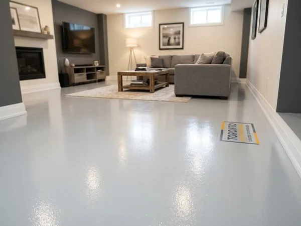 Basement Epoxy Flooring in Mississauga, ON project 2