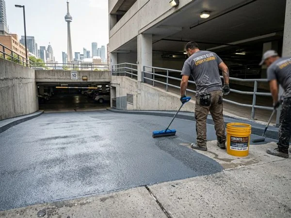 Parking Garage Epoxy Coating in Mississauga, ON project 4